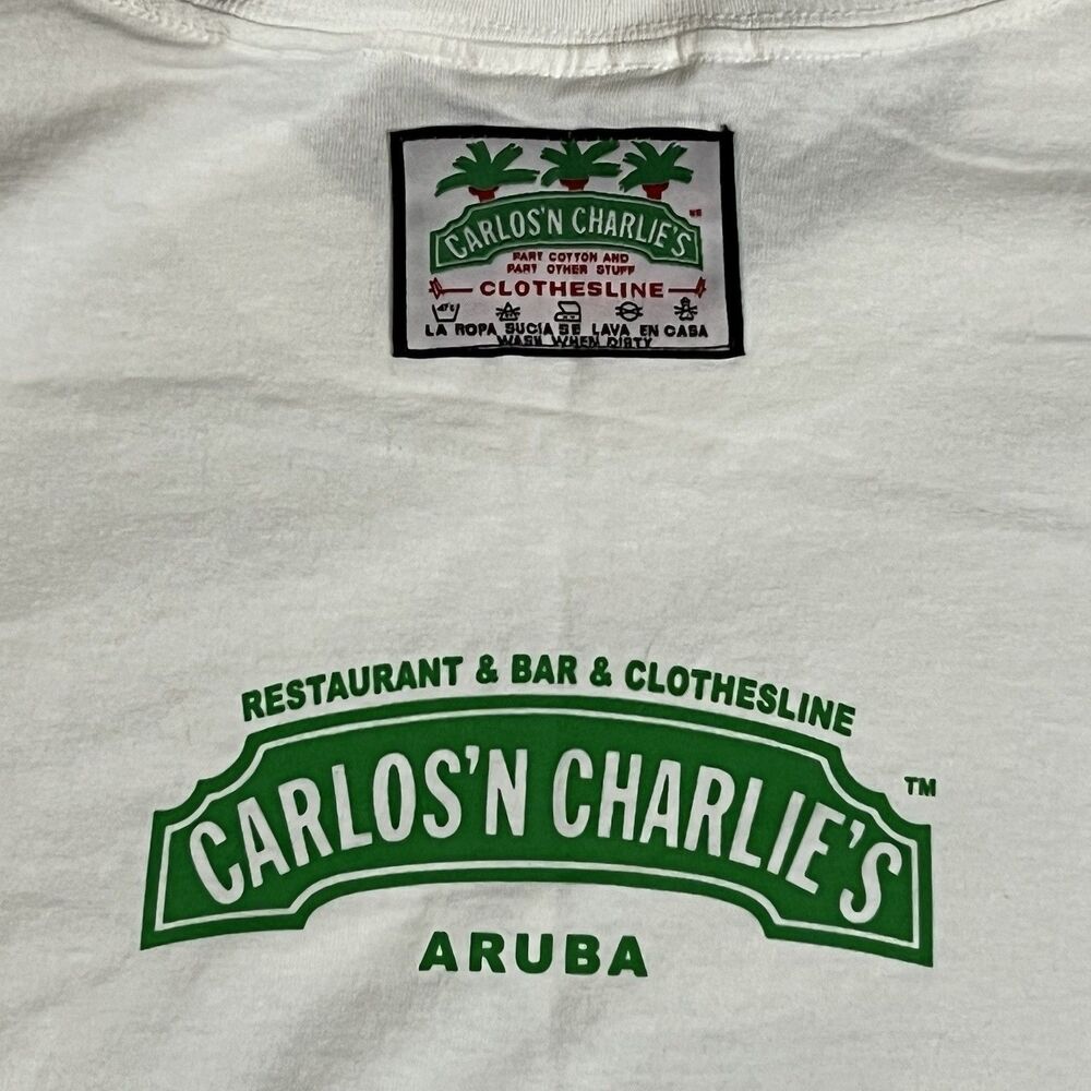 Vintage Carlos Charlies Basketball Shirt Sz XXL Aruba Party Bar Beach Beer NWT - Picture 11 of 11